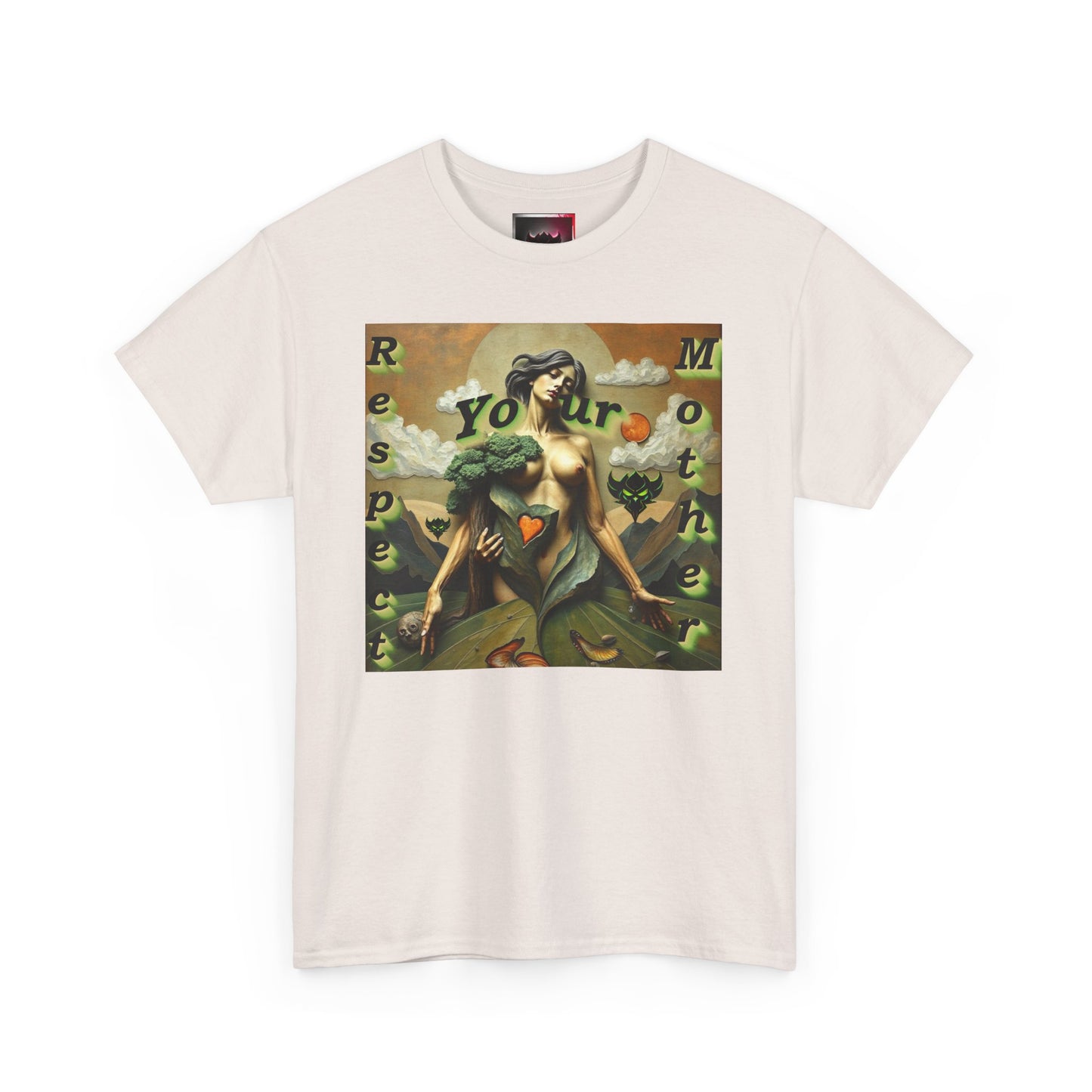 "Respect Your Mother Unisex" Heavy Cotton Tee - Eco-Friendly Graphic T-Shirt