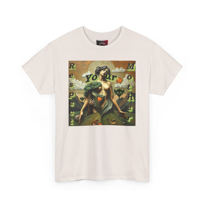 "Respect Your Mother Unisex" Heavy Cotton Tee - Eco-Friendly Graphic T-Shirt