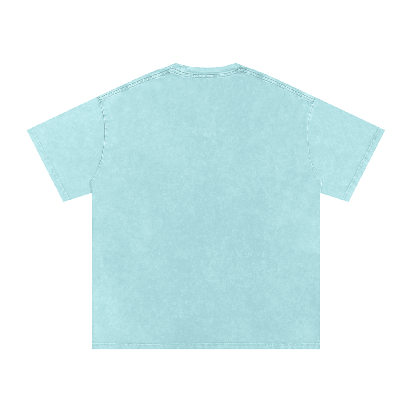 Snow Washed "Ungodly Puzzle" Oversized Cotton T-Shirt