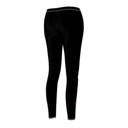 Bold Graphic Women's Leggings, Casual Activewear, Stylish Exercise Pants, Unique Fitness Leggings, Gifts for Her, Everyday Comfort Leggings