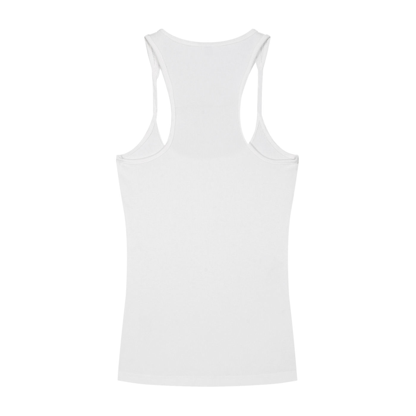 "Black and Pink UG Apparel Skull" Slim Fit Ribbed Racerback Tank Top