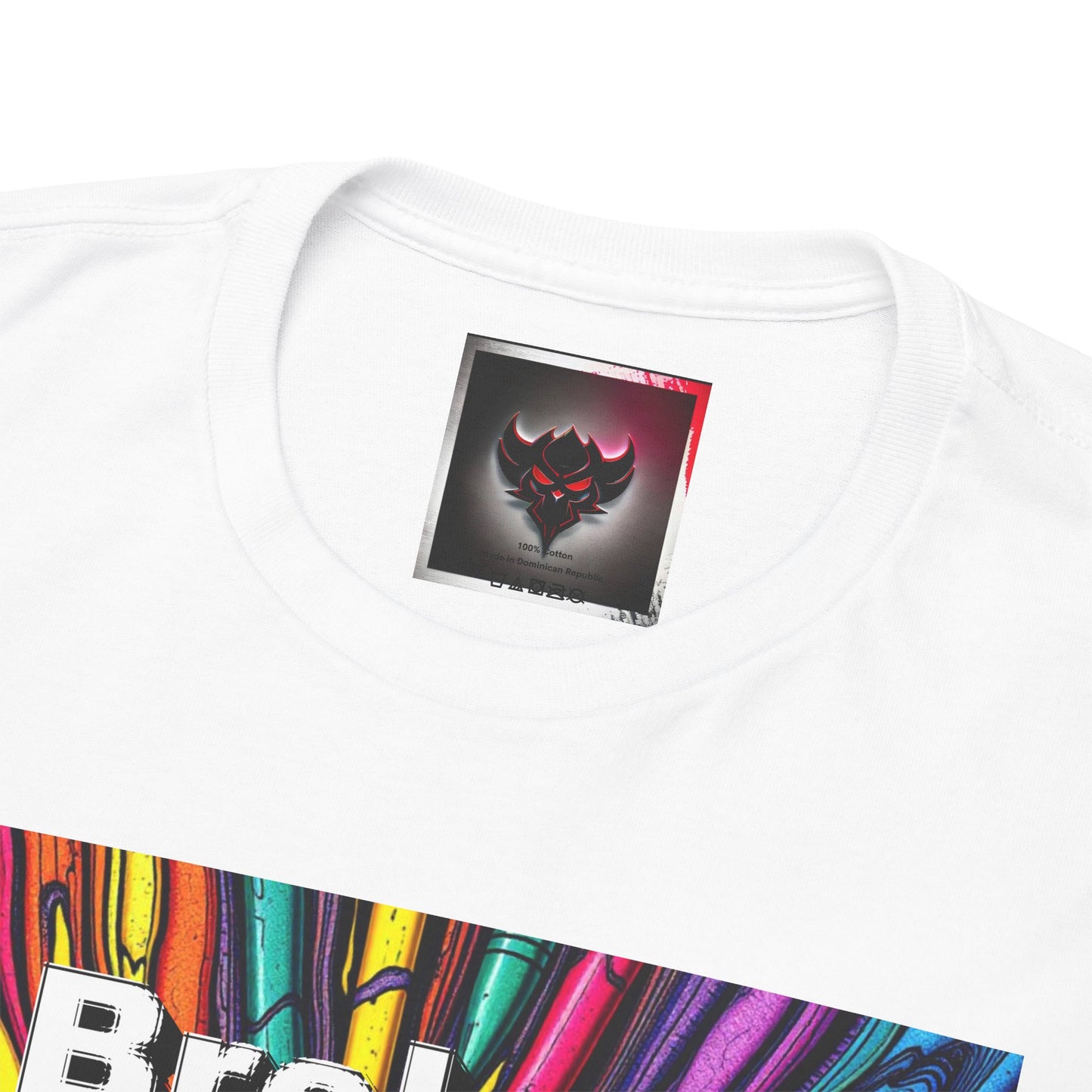 Inspirational Unisex Heavy Cotton Tee - 'Broken Crayons Still Color'