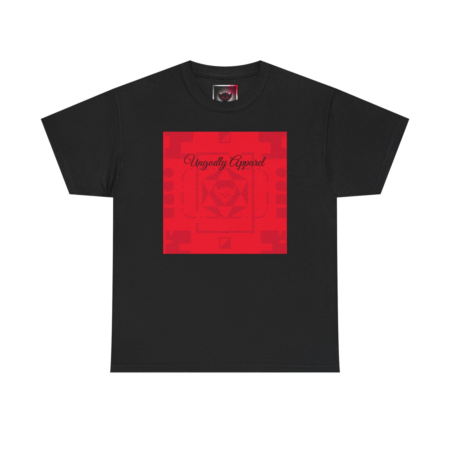 Ungodly Apparel Red Square Graphic Tee