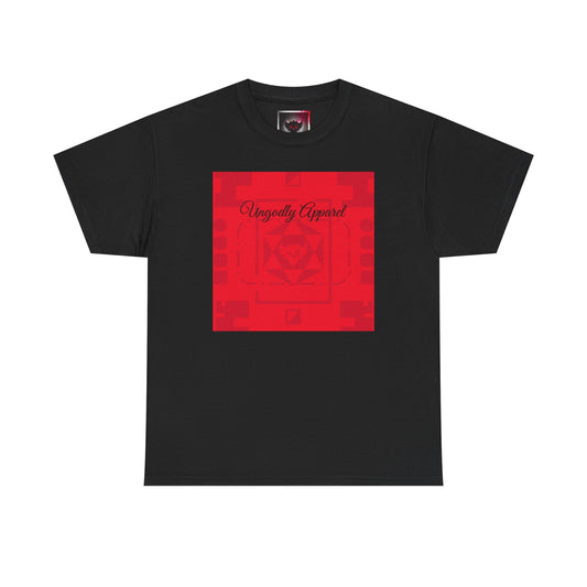Ungodly Apparel Red Square Graphic Tee