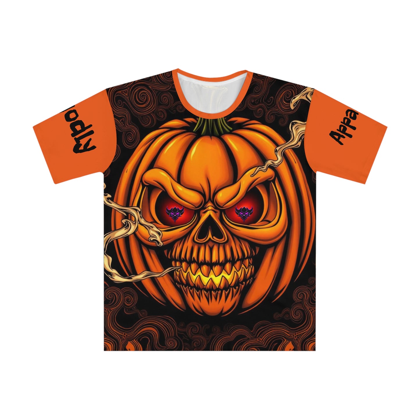 Spooky Halloween Graphic Tee, Men's Loose T-shirt, Skull Pumpkin Shirt, Casual Halloween Apparel, Festival Shirt, Unique Gift Idea