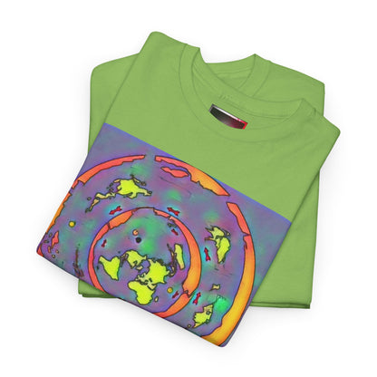 Psychedelic Flat Earth T-Shirt