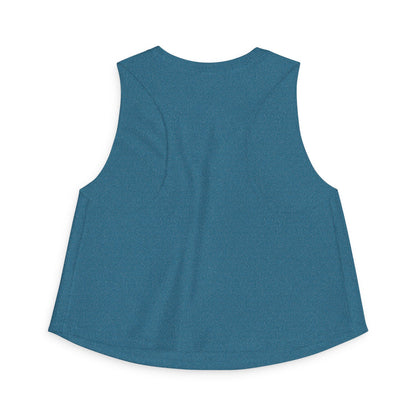 Owl Moon Crop Top — Vintage Night Owl Graphic Women's Crop Tank
