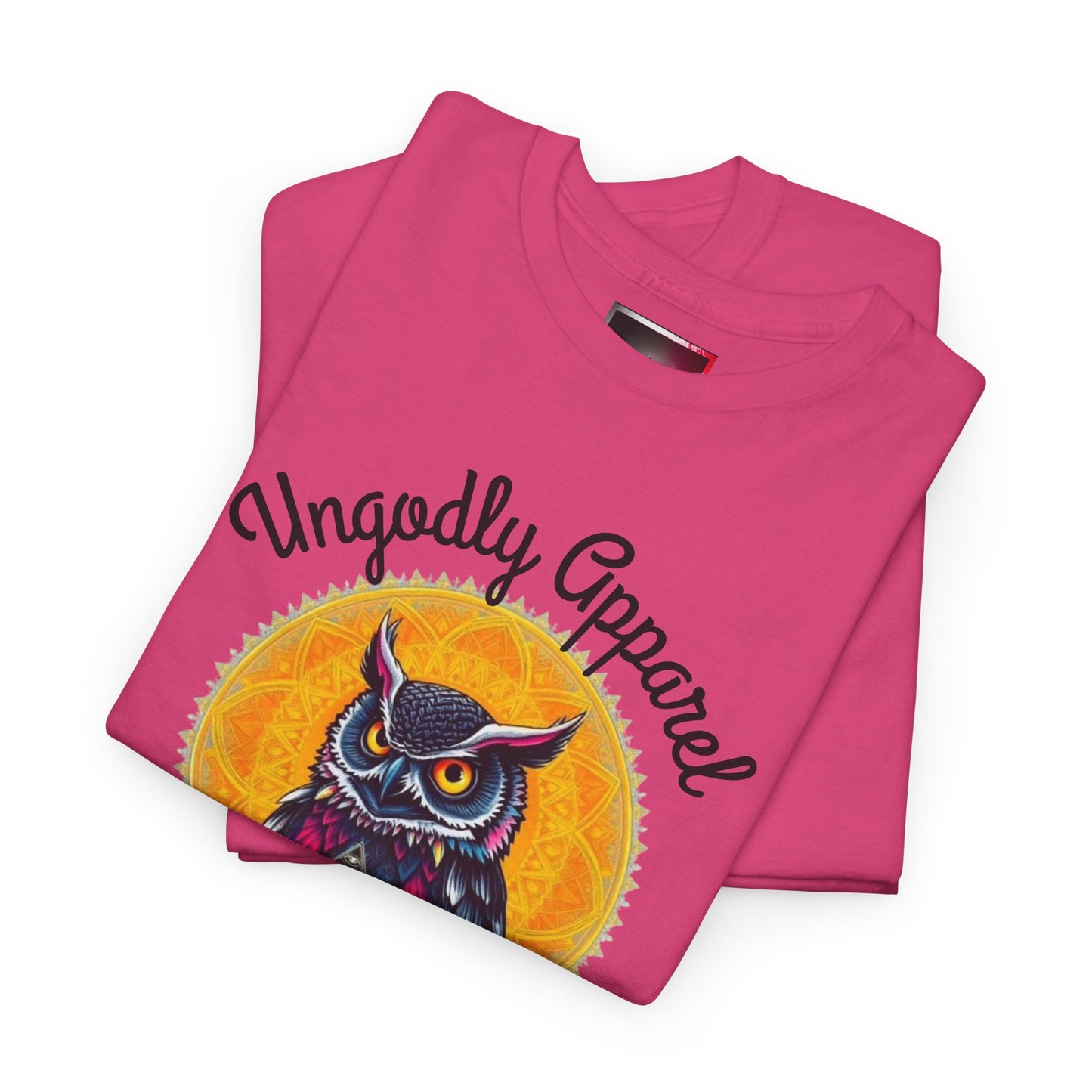 Owl Moon Graphic Tee — Vintage Illustration "Ungodly Apparel"