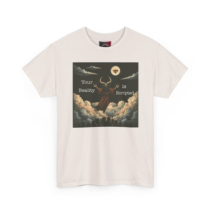 "Baal" Tee — "Your Reality Is Scripted" Graphic T-Shirt