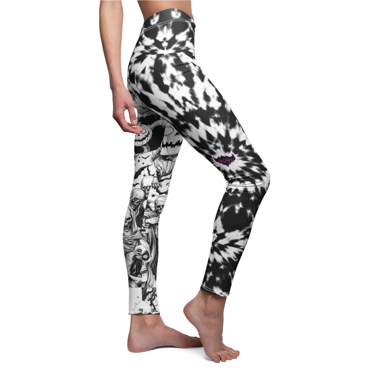 Gothic Halloween Leggings | Spooky Patterned Activewear, Casual Wear, Costumes, Gifts for Her, Fall Fashion