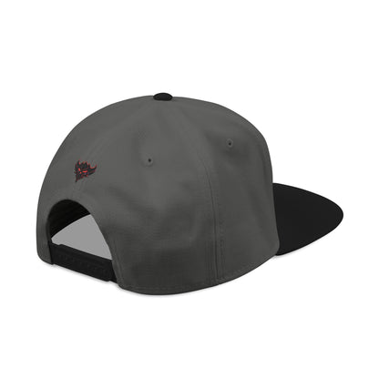 Embroidered Snapback Hat — Retro Sparkle Script