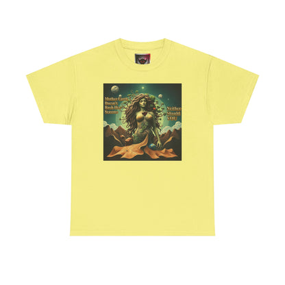 "Mother Earth Doesn't Rush her Reasons, Neither Should You"  Unisex Heavy Cotton Tee - Eco-Inspired Graphic T-Shirt