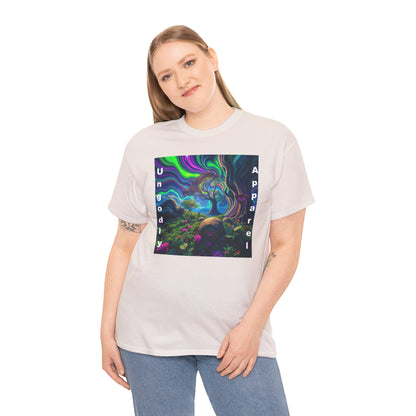 Ungodly Apparel Unisex Heavy Cotton Tee - Vibrant Nature Design