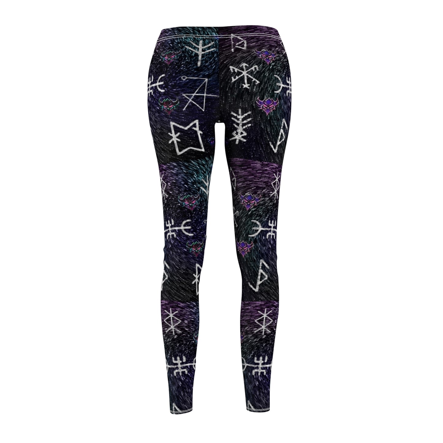 Protection and Good Energy Mystic Rune Leggings — Women's All-Over Print Casual Leggings