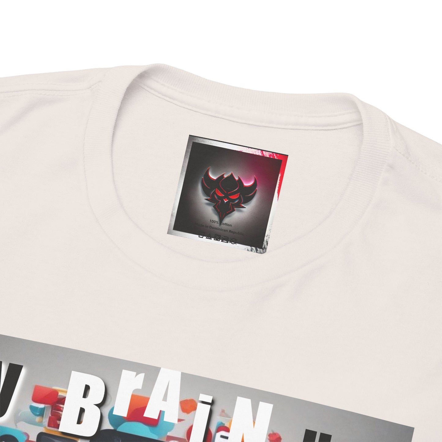 "My Brain Has 2 Many Tabs Open" Unisex Heavy Cotton Tee - Fun and Casual Graphic Shirt