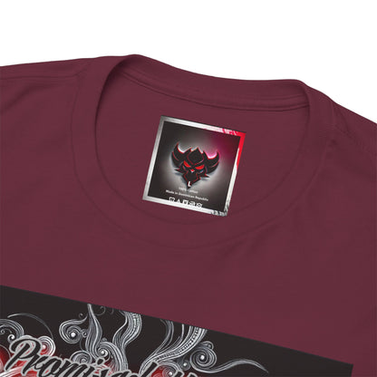 Unisex Heavy Cotton Tee - " You Promised the Forever But Lost in a Moment" Graphic Tee - Perfect for Casual Wear and Gift Giving