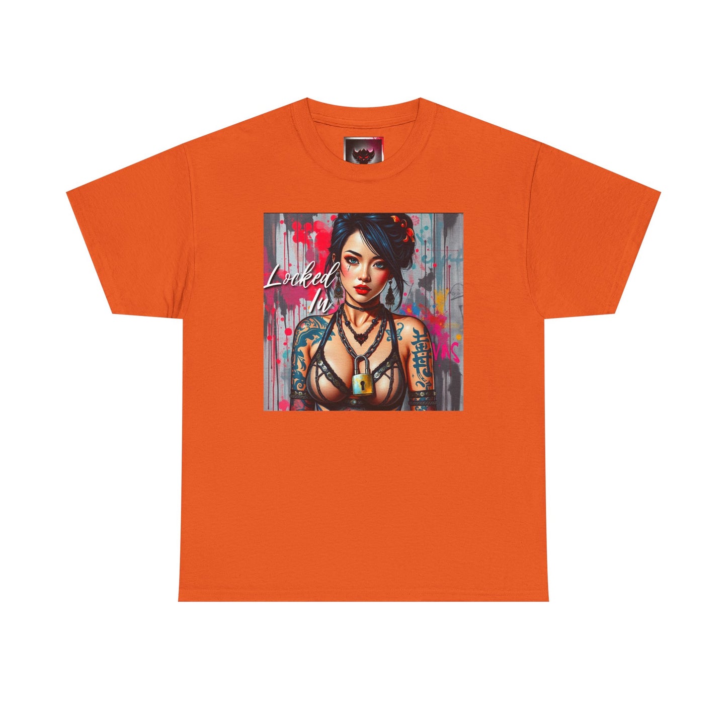 "Locked Inn" AZN Unisex Heavy Cotton Tee - Bold Graphic Art T-Shirt for Creative Souls