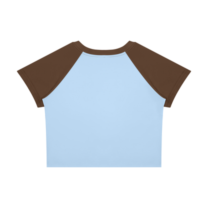Women’s Raglan Color Block Baby T-Shirt "Ungodly Ice Cream"