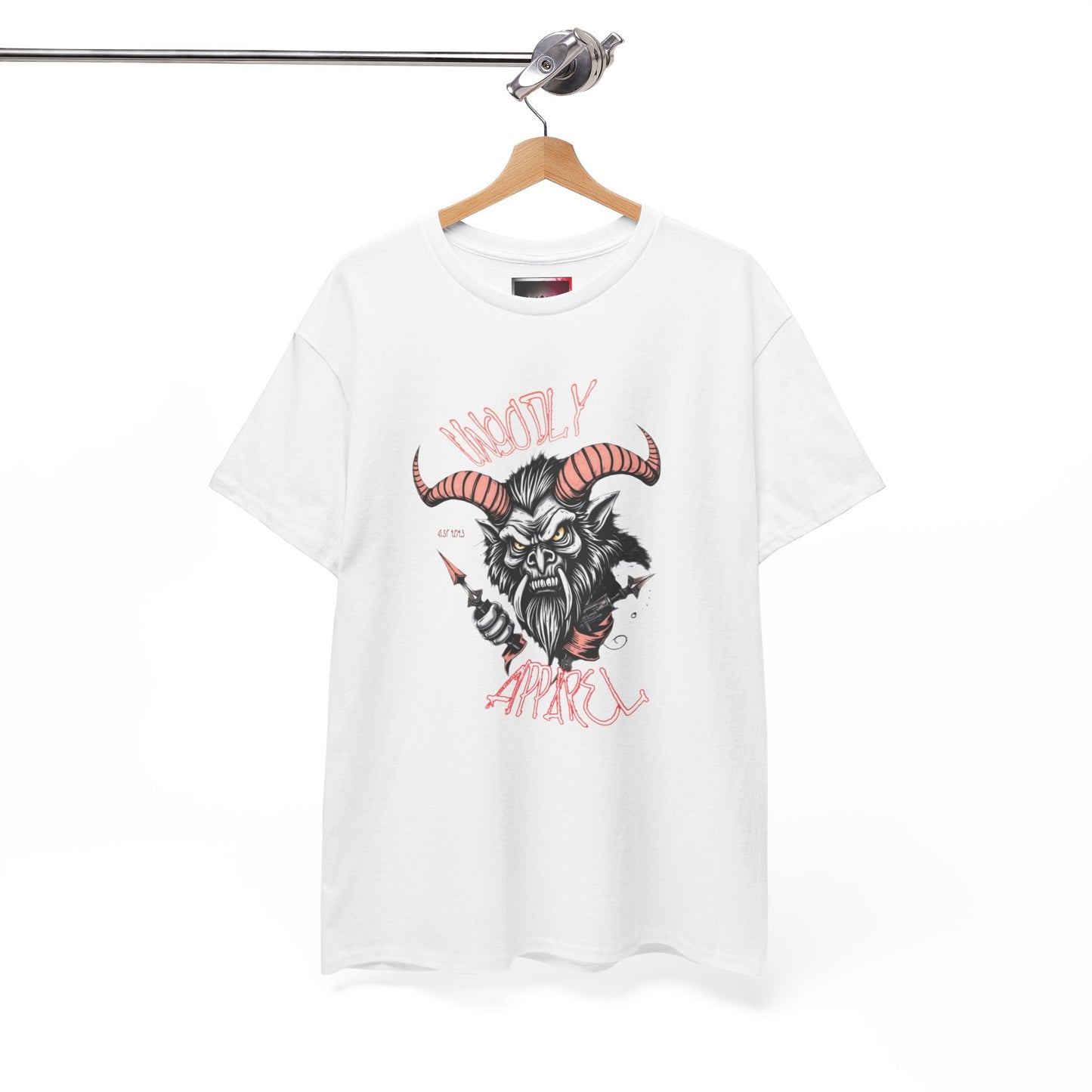 Krampus Graphic Tee — 'Wooly Anarch' Vintage Punk Shirt