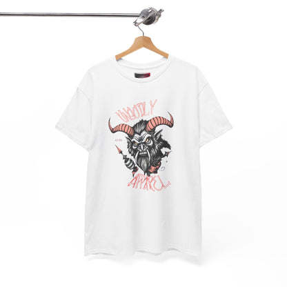 Krampus Graphic Tee — 'Wooly Anarch' Vintage Punk Shirt