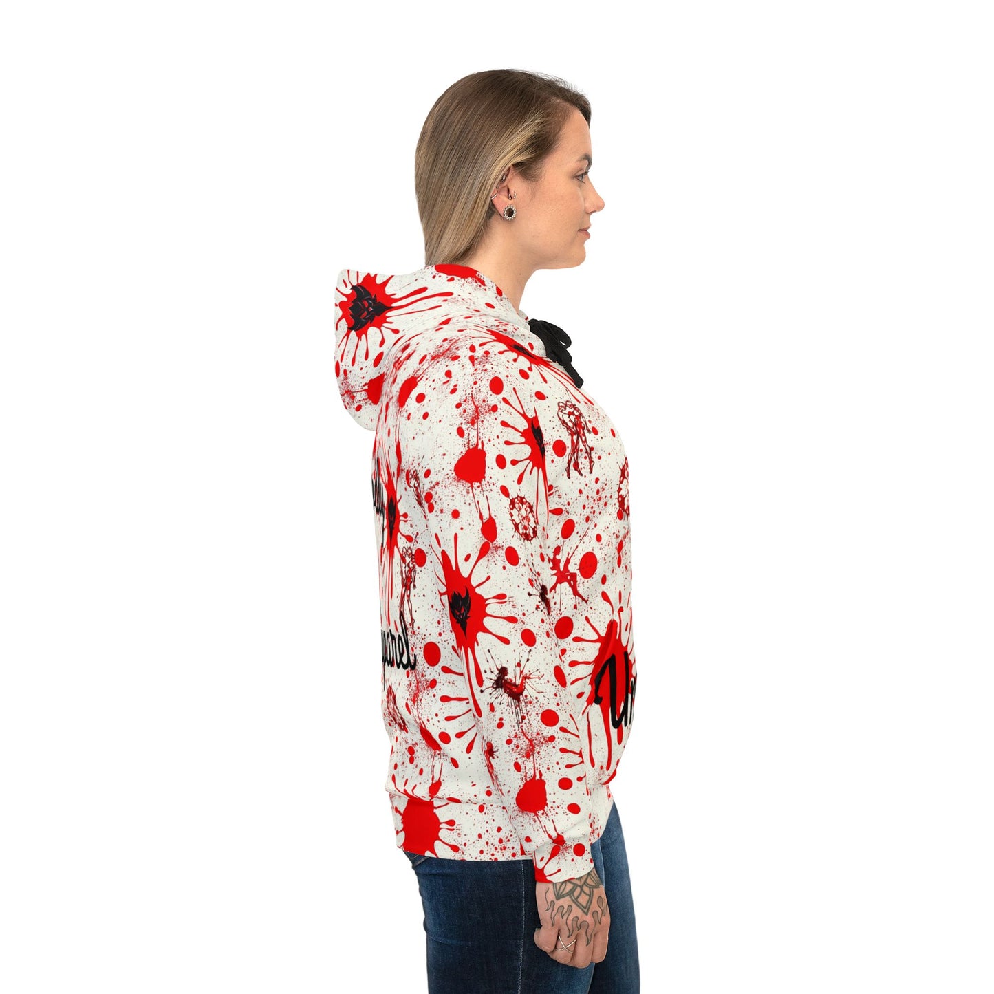 Bloodbath Bold Graphic Athletic Hoodie | Streetwear, Casual Wear, Gift for Him/Her, Unique Fashion, Everyday Comfort