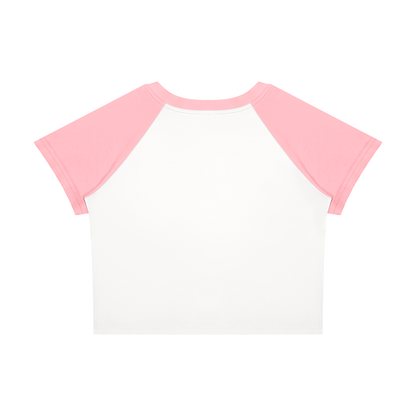 Women’s Raglan Color Block Baby T-Shirt "Ungodly Ice Cream"