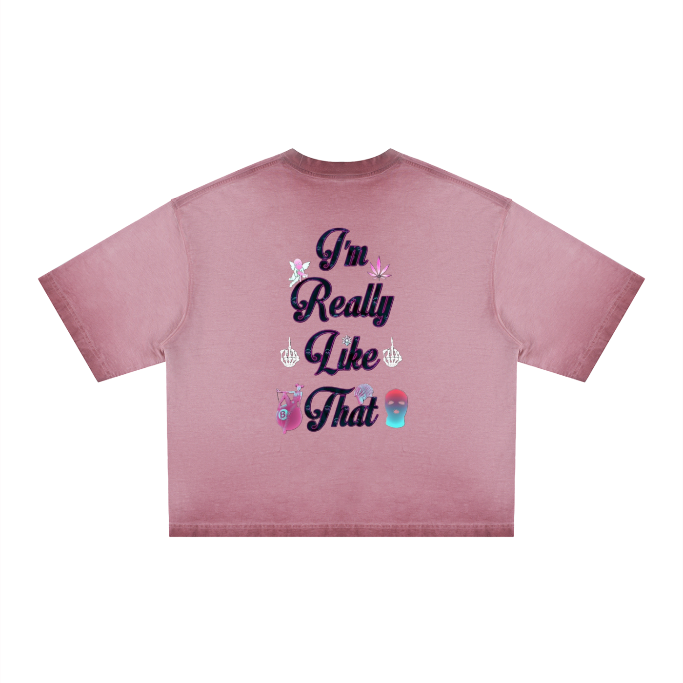 "UG Apparel: I'm Really Like That" Unisex Reverse Dyed Boxy T-Shirt