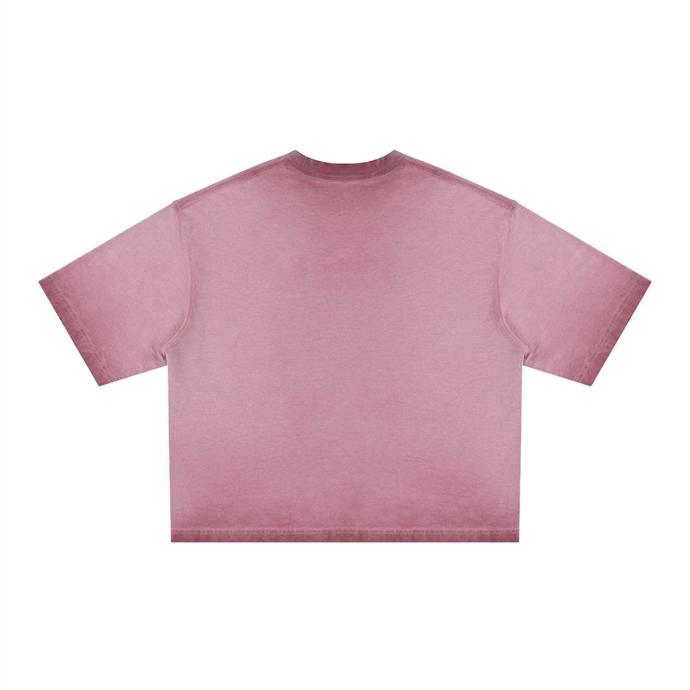 "Straight Pressure" Unisex Reverse Dyed Boxy T-Shirt