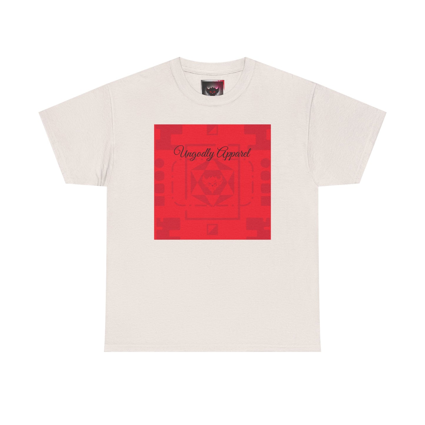 Ungodly Apparel Red Square Graphic Tee