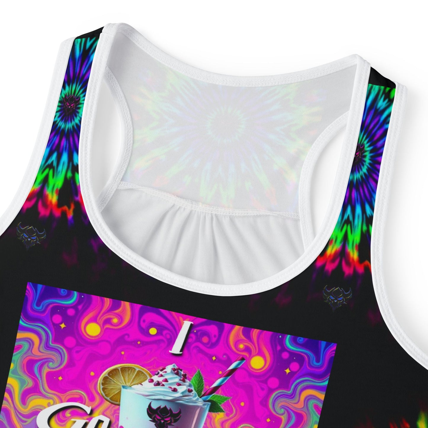 Psychedelic Women's Tank Top, Edgy Summer Style, Boho Vibes, Festival Attire, Comfortable Everyday Wear