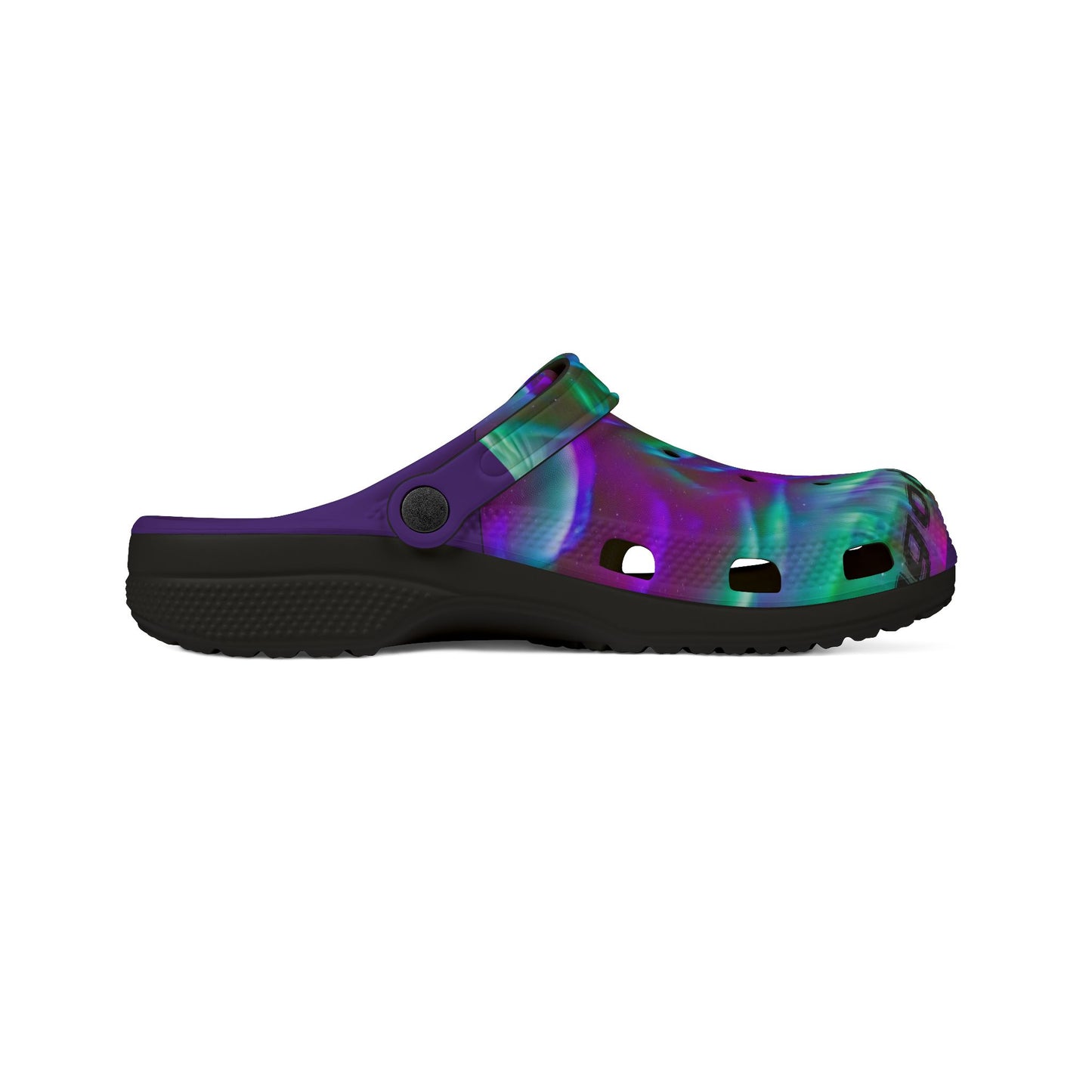 "Ungodly Apparel x Northern Lights" Colorful EVA Foam Clogs - Comfortable & Stylish Footwear for All Occasions