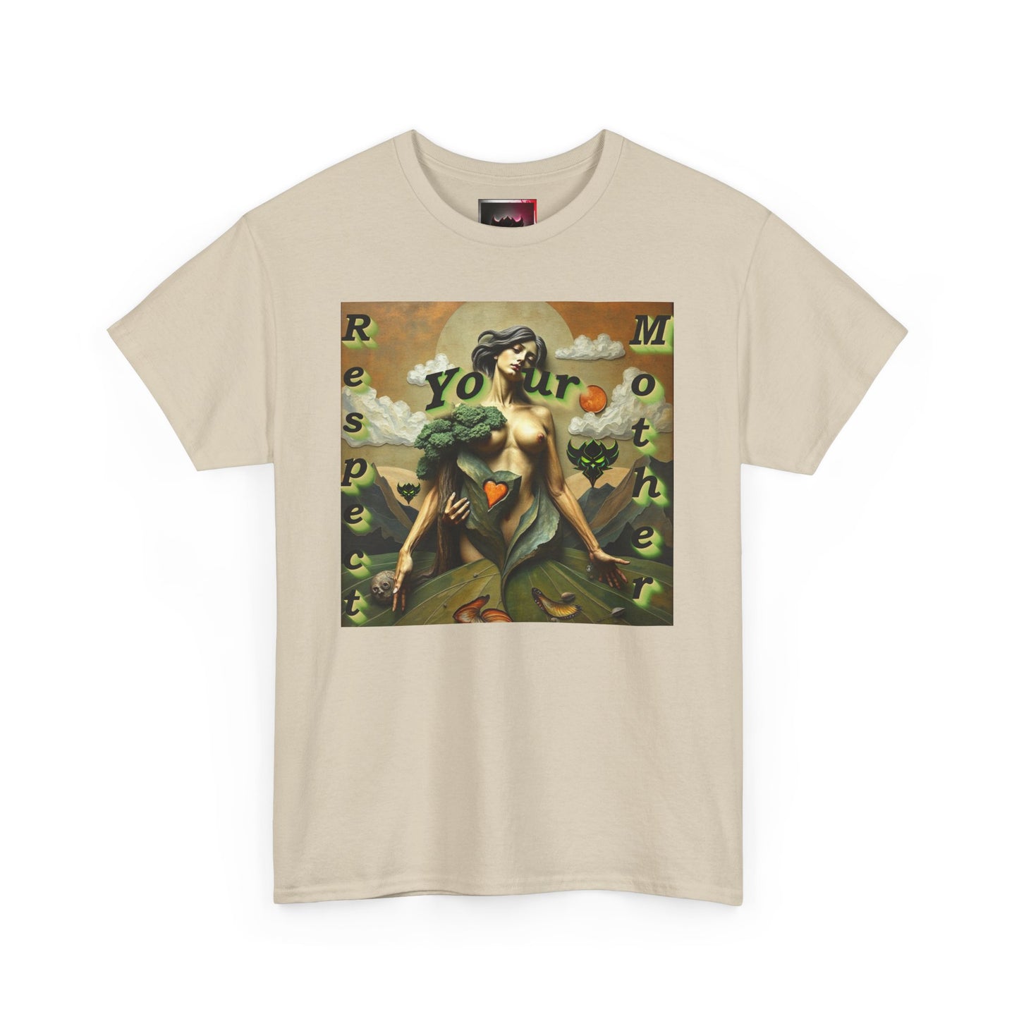 "Respect Your Mother Unisex" Heavy Cotton Tee - Eco-Friendly Graphic T-Shirt