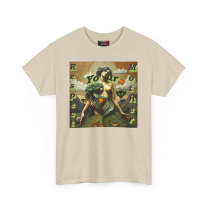 "Respect Your Mother Unisex" Heavy Cotton Tee - Eco-Friendly Graphic T-Shirt