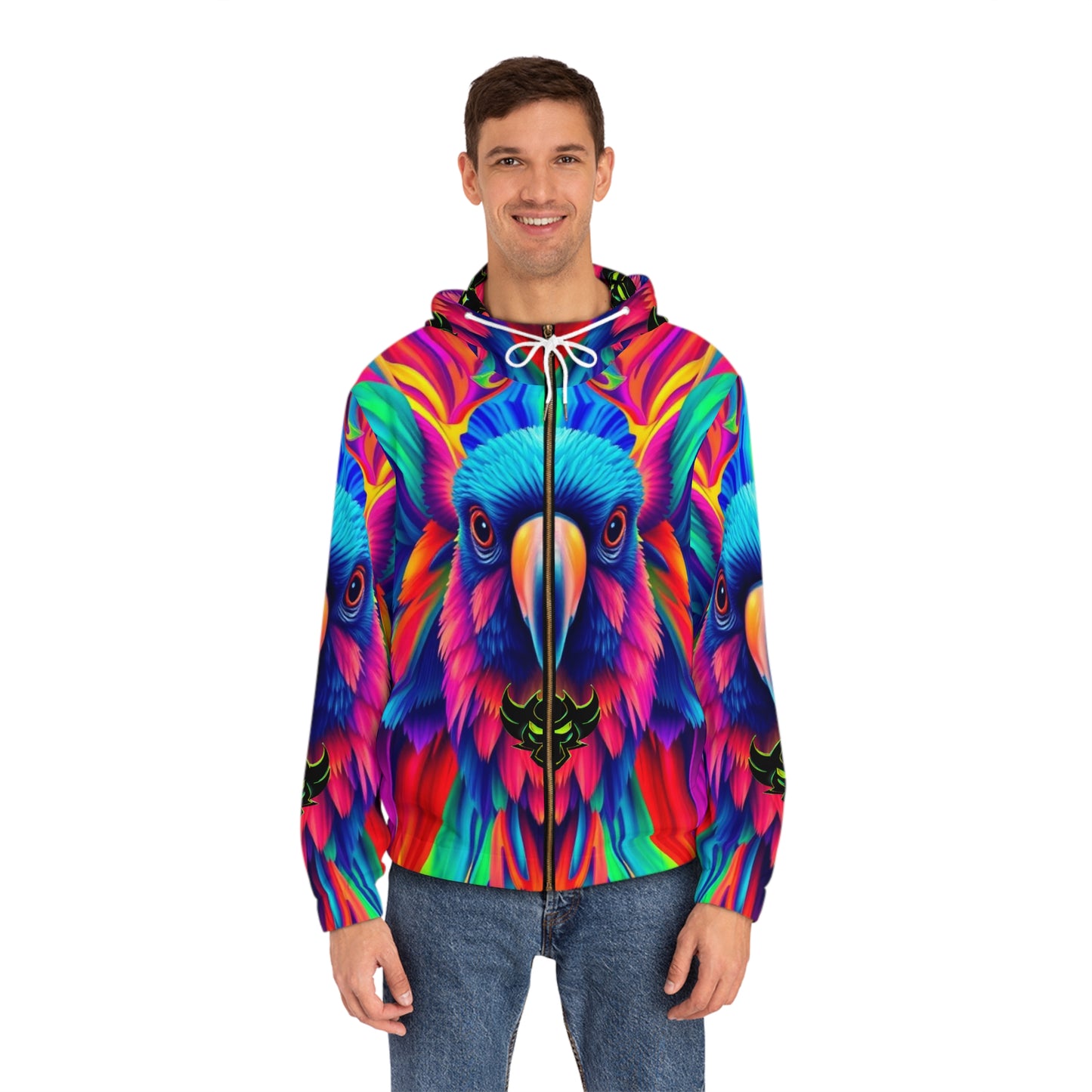 Men's "Perico" Full-Zip Hoodie (AOP)