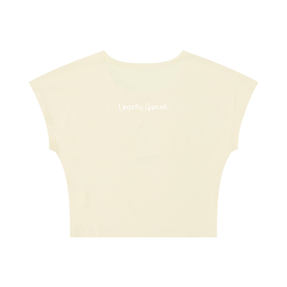 Women's Slim Crop T-Shirt "Witchy Bitch"