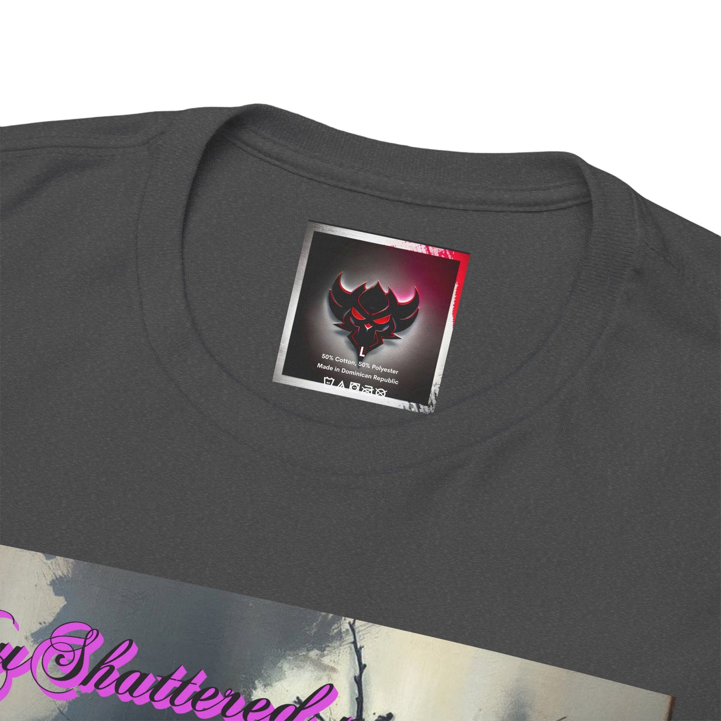 "You Shattered Me with Hands I Once I Held" Heartfelt Unisex Heavy Cotton Tee - Perfect for Valentine's Day & Everyday Wear