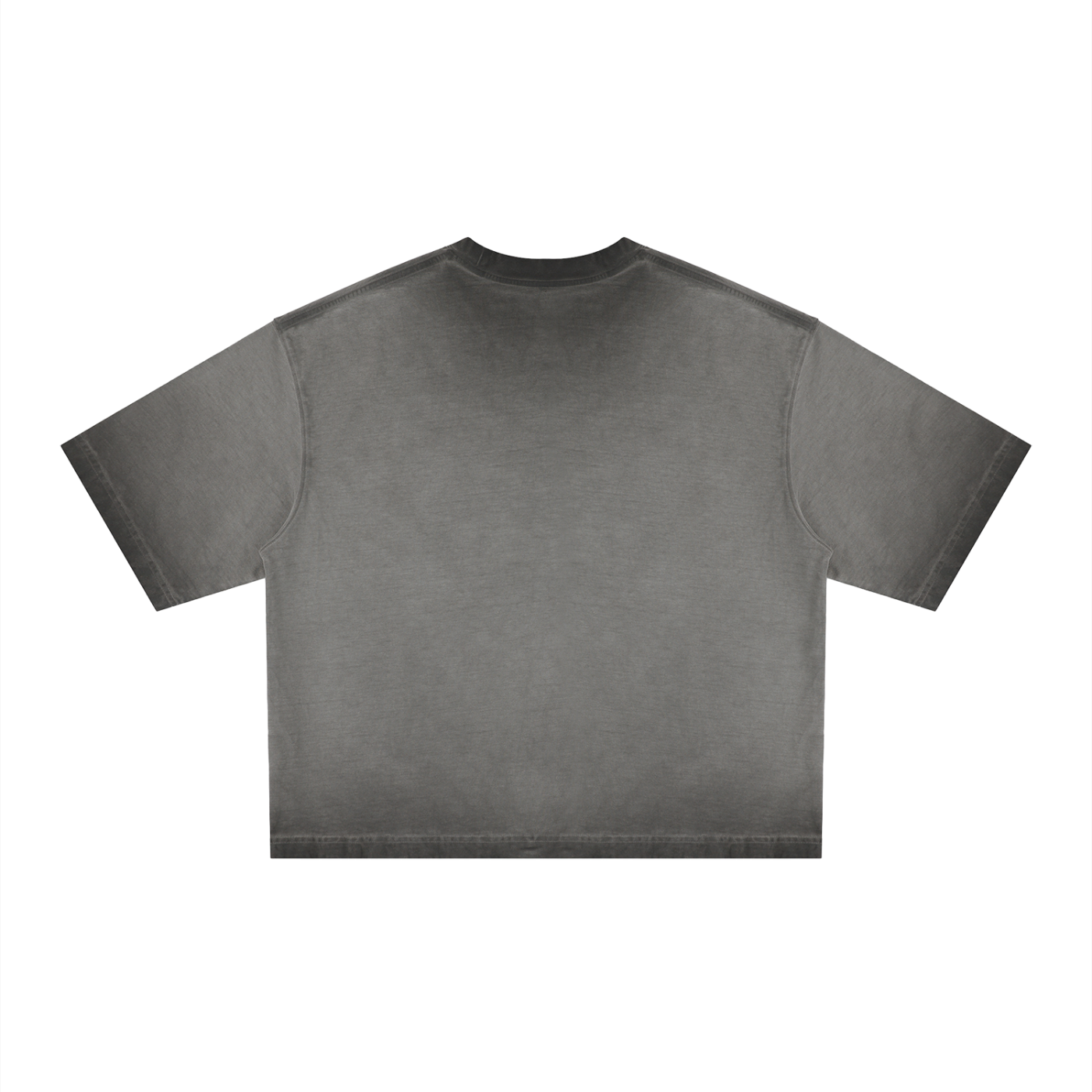 Unisex "Ungodly Apparel Slogan"  Reverse Dyed Boxy T-Shirt