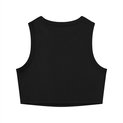 Women's "Ungodly Tiger" Tight Crewneck Crop Tank Top