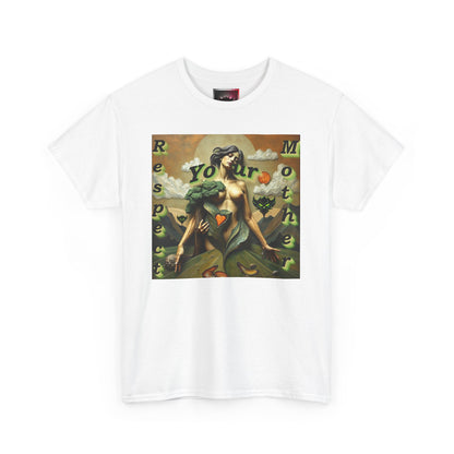 "Respect Your Mother Unisex" Heavy Cotton Tee - Eco-Friendly Graphic T-Shirt