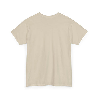 Retro Ungodly Apparel Flame Script Tee — Brown UG Link Pattern Graphic T-Shirt