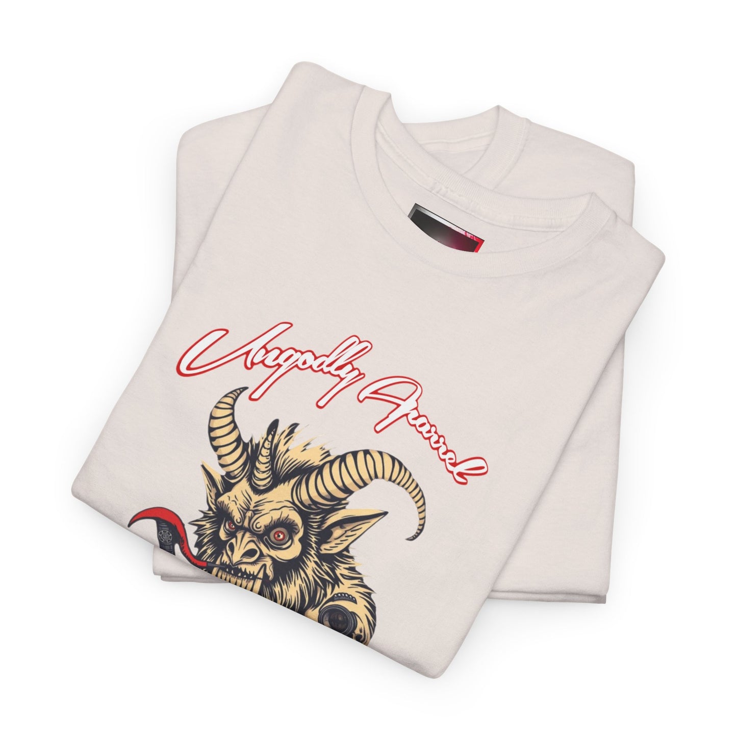 Krampus Graphic Tee — 'Krampusly Obsessed' Horned Demon Holiday T-Shirt
