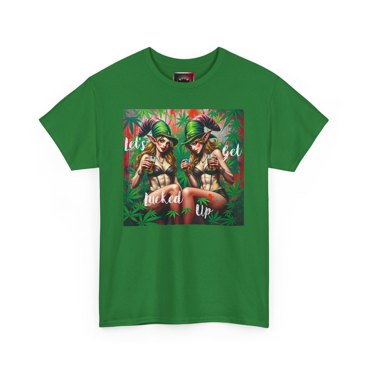 "Let's Get Lucked Up"  Unisex Heavy Cotton Tee - Fun Party T-Shirt