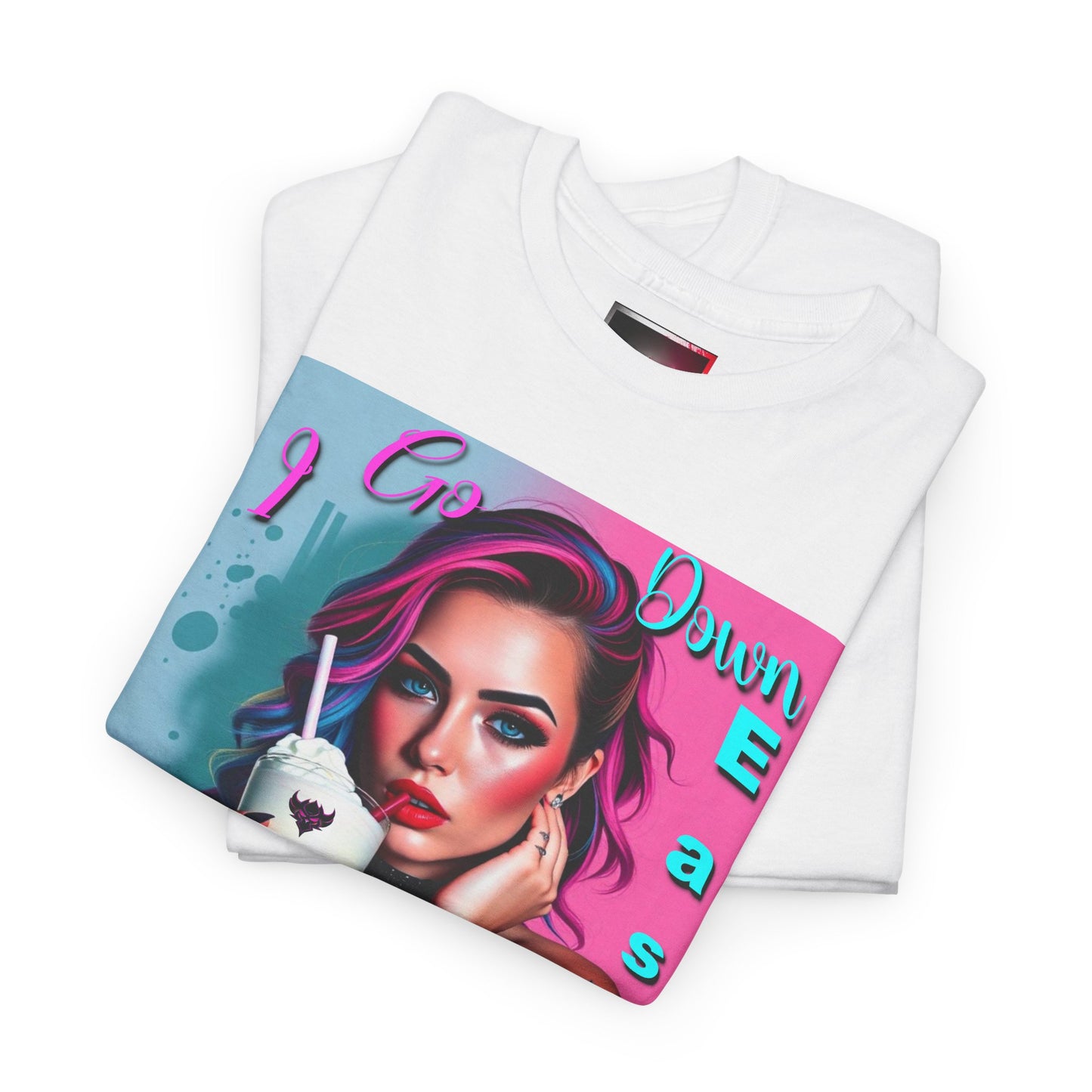 "I Go Down Easily" Unisex Heavy Cotton Tee