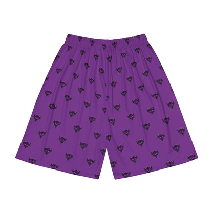 Purple Ungodly Apparel Logo Sports Shorts