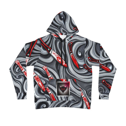 "Ungodly Knives" Gritty Graphic Hoodie