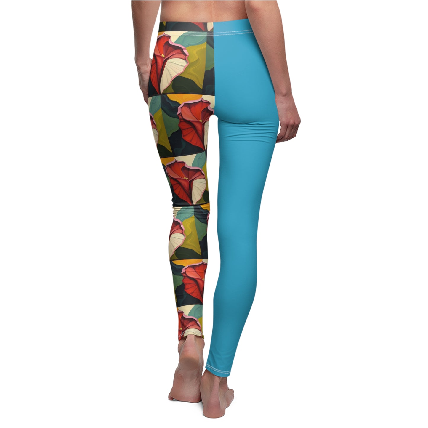 Floral Print Casual Leggings for Women - Stylish & Comfortable Activewear