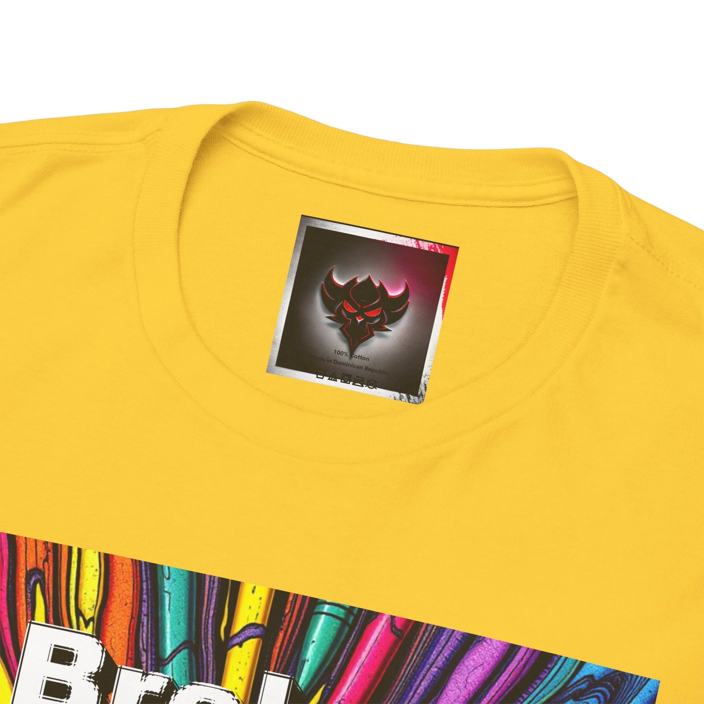 Inspirational Unisex Heavy Cotton Tee - 'Broken Crayons Still Color'