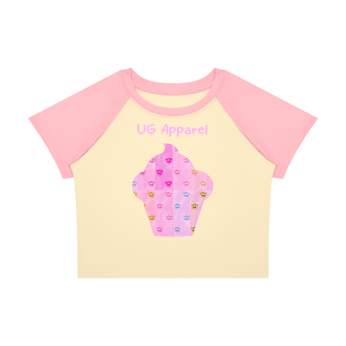 Women’s Raglan Color Block Baby T-Shirt "Ungodly Ice Cream"