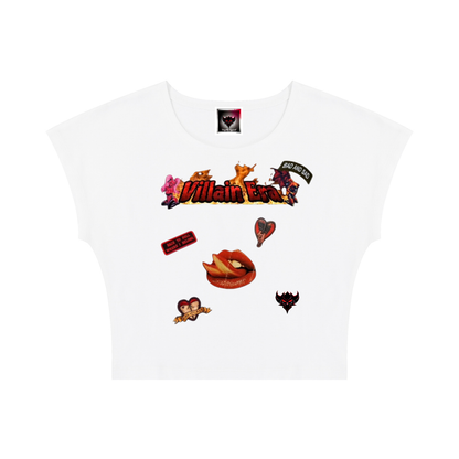 Women's Slim Crop T-Shirt "Villain Era"
