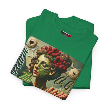 Artistic Unisex Heavy Cotton Tee - 'Mother Earth-The O.G. Milf' Design